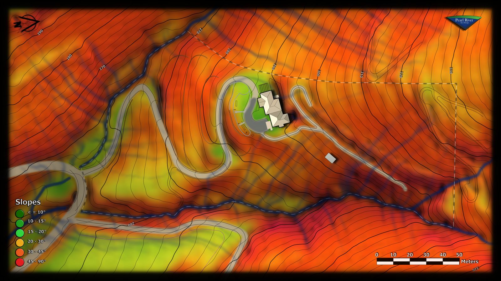 Slope map of Sa Medada